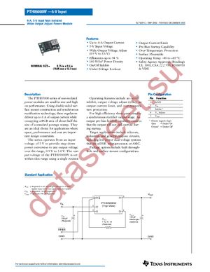 PTH05000WAD datasheet  